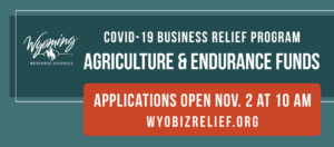 Wyoming Business Council Opens Applications for Agriculture and Endurance Funds Nov. 2
