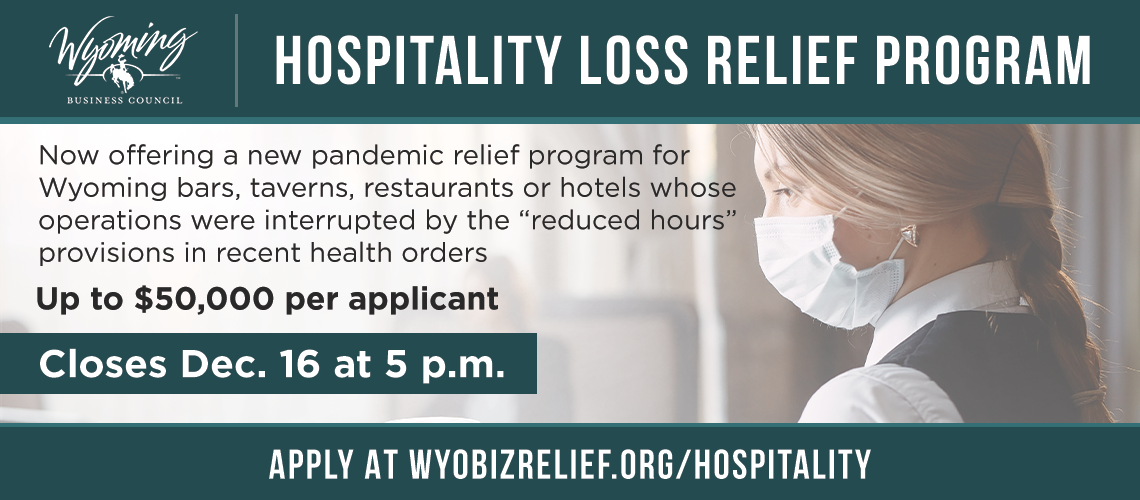 Governor's Hospitality Loss Relief Program Open for Applications