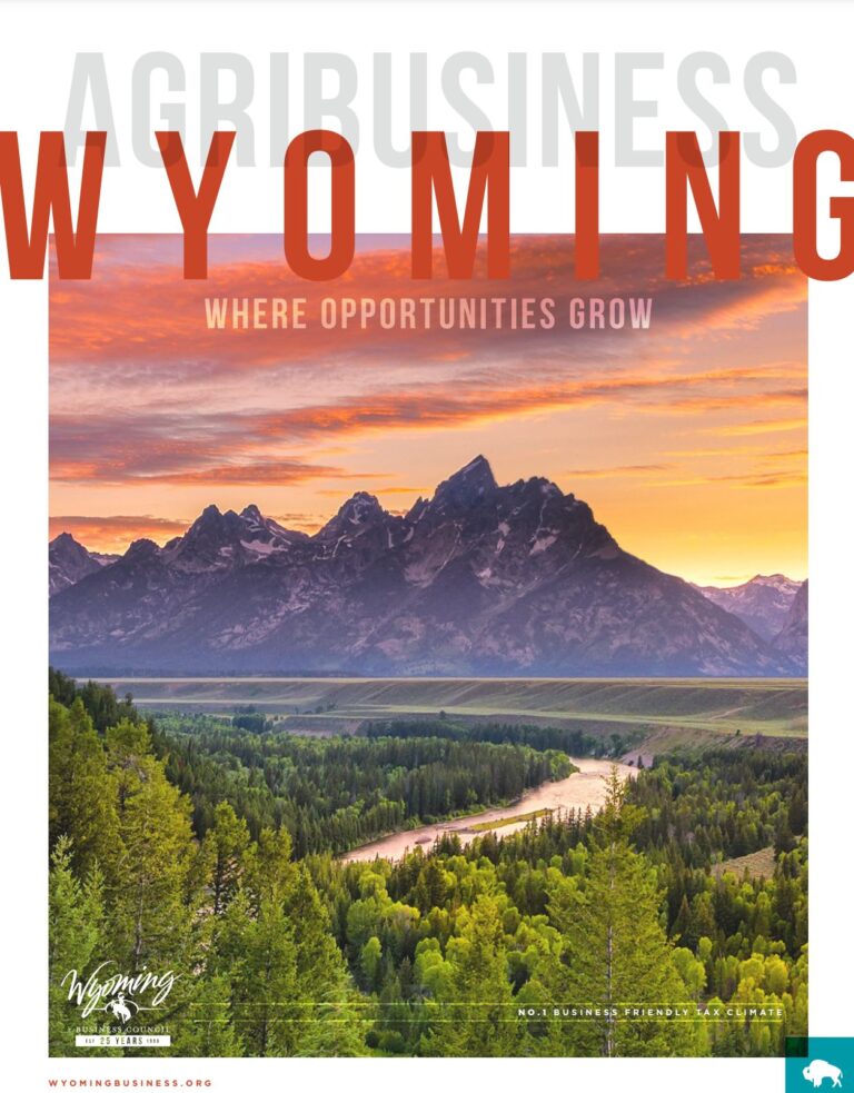 2023 Wyoming Agribusiness Magazine Cover