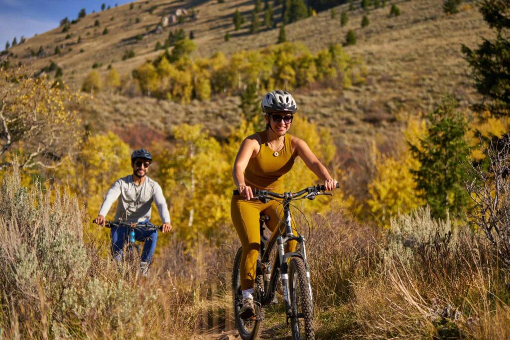 Mountain biking in Teton County