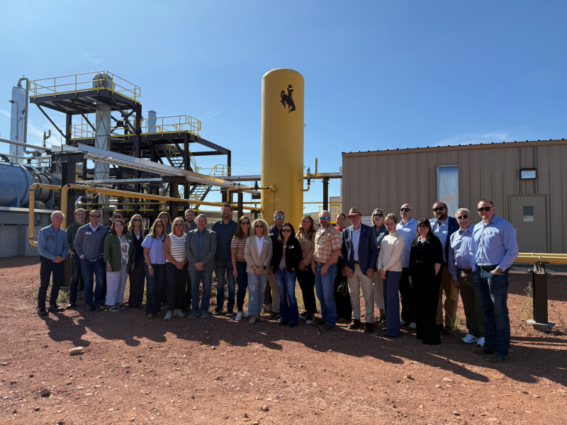 WBC Board of Directors and staff tour the Wyoming Innovation Center in Campbell County as part of their quarterly board meeting and work session.