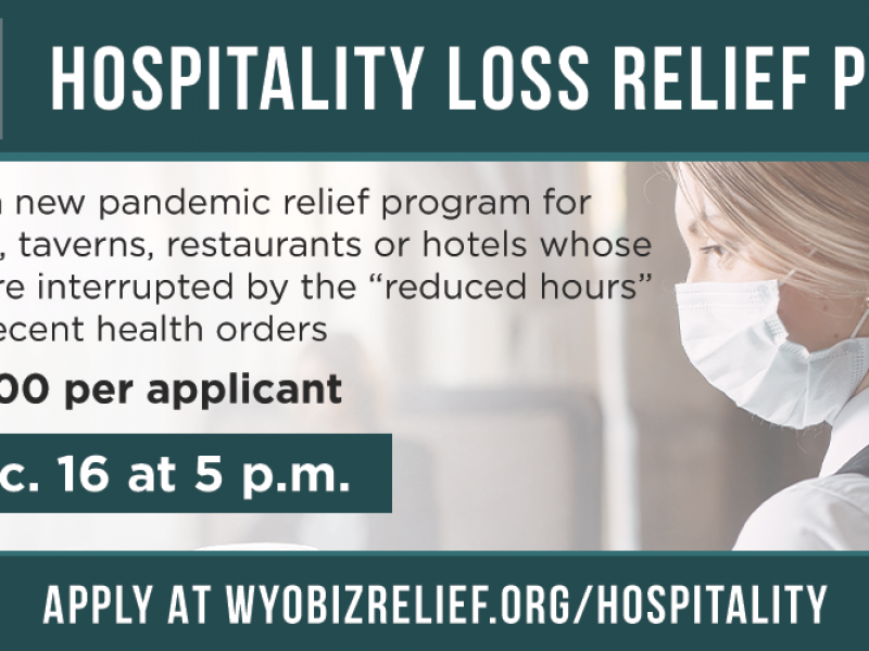 Governor's Hospitality Loss Relief Program Open for Applications