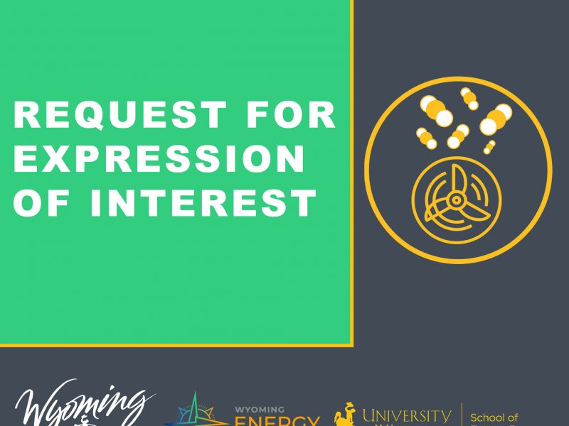 Request for Expression of Interest open for DAC Initiatives in Wyoming.